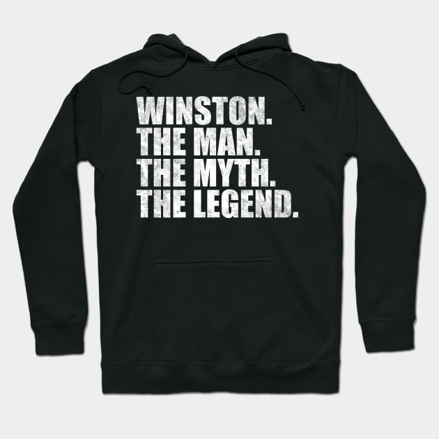 Winston Legend Winston Name Winston given name Hoodie by TeeLogic